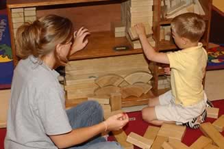 kid helping