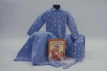 blue costume