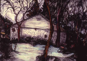 Backyard scene