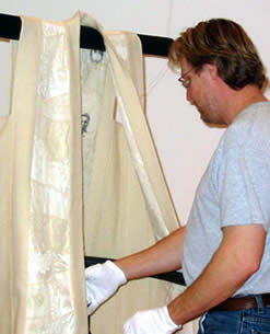 Smith with marriage mantle