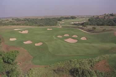 golf course - far view looks like a cat's paw