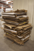cardboard waiting to be recycled