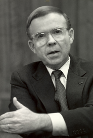 Early President Jon Wefald portrait