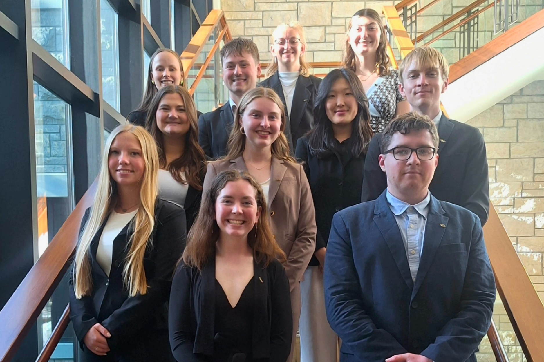 Members of the 2026-27 Mortar Board group