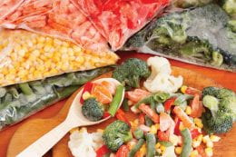 frozen vegetables