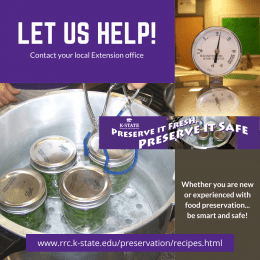 Food Preservation