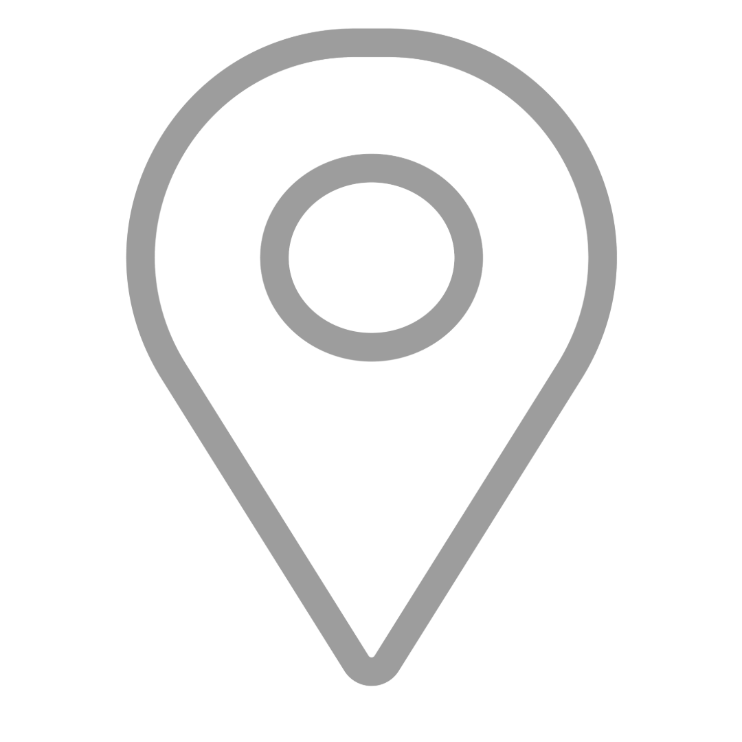 a grey location icon