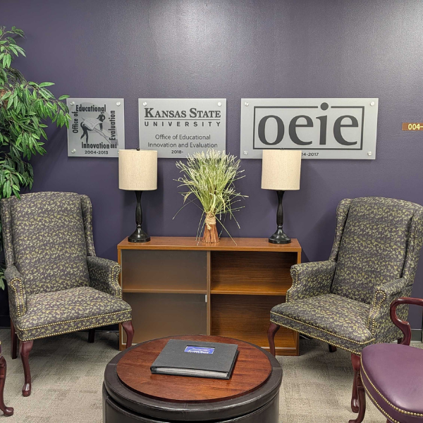 Sitting area in the OEIE offices