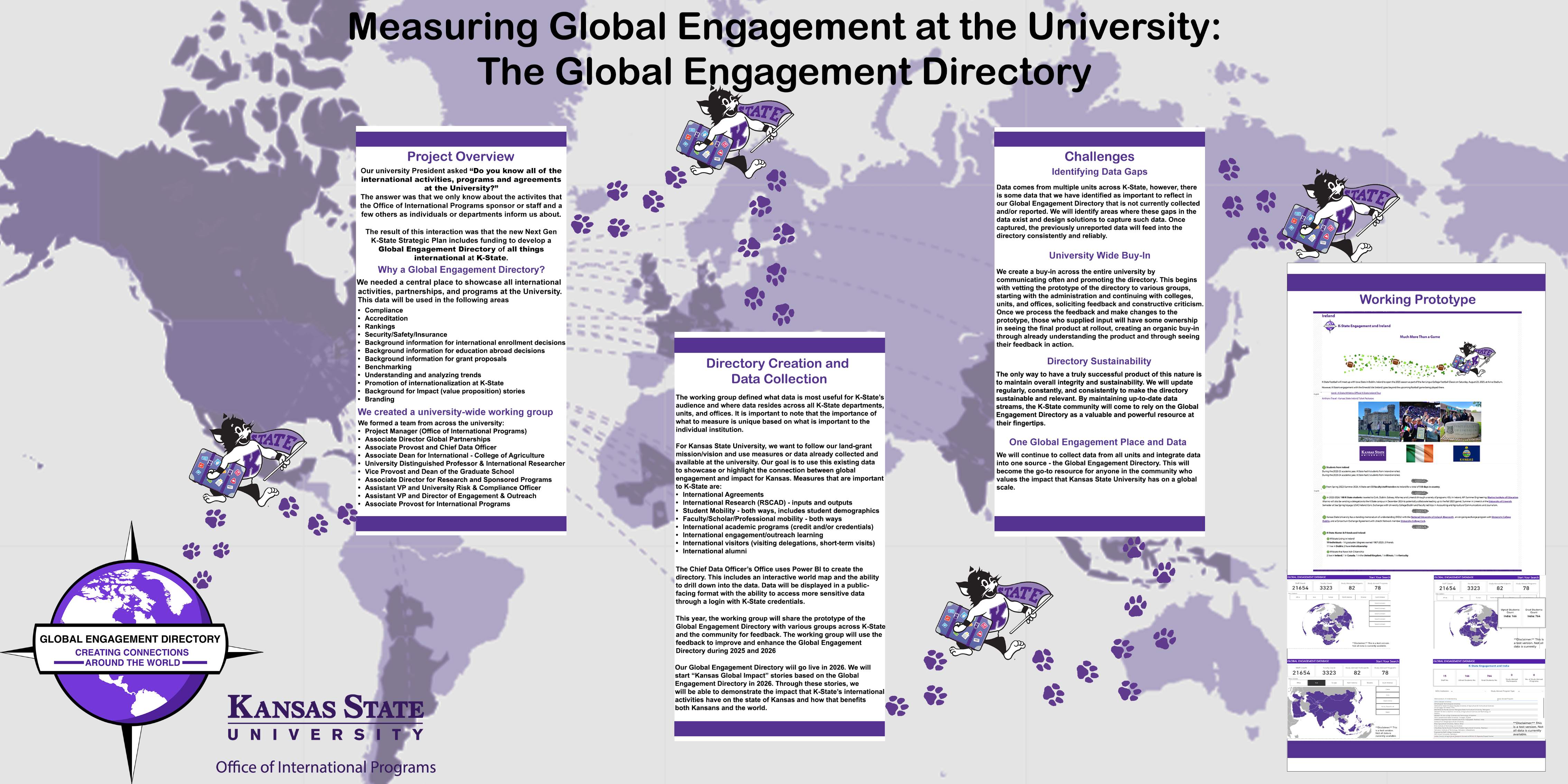 Global Engagement Directory Poster Presentation for NAFSA 2025
