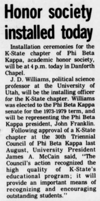 Collegian announcement