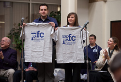 Matt Wagner and Lydia Peele, SGA leaders instrumental in creating PFC