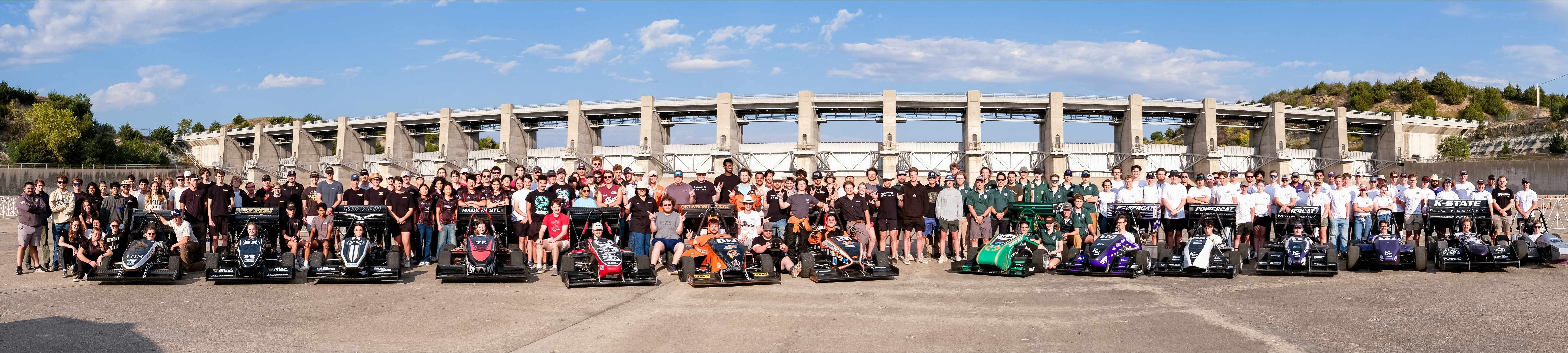 Panoramic photo of all teams that attended 2025 formula wheat