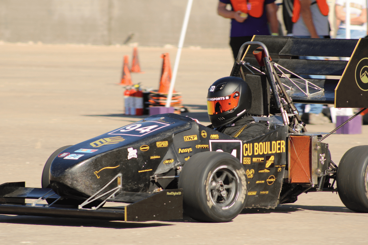 Colorado Boulder Car takes the turn