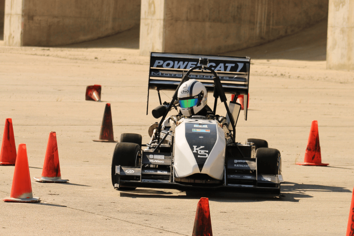 Leopard during skidpad