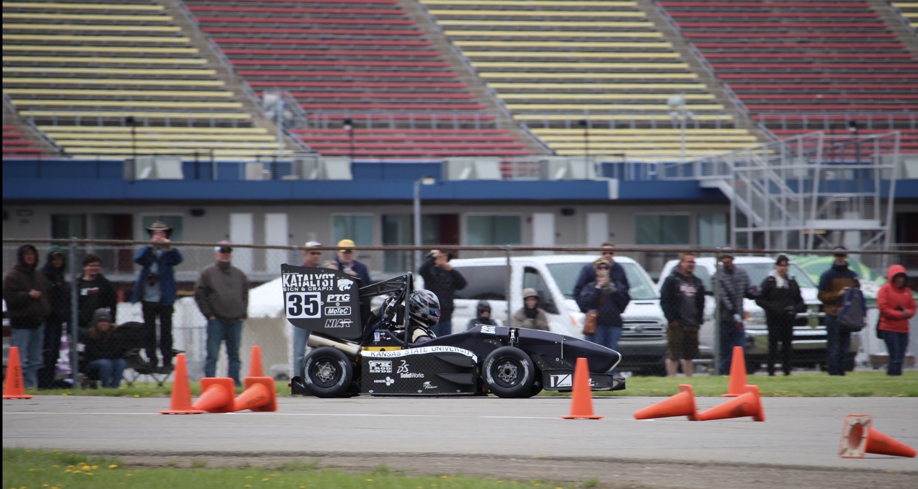 Side shot of Ocelot racing.