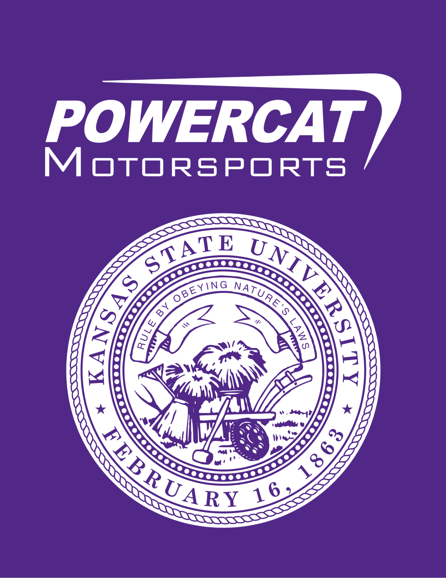 The logo of the college and the team