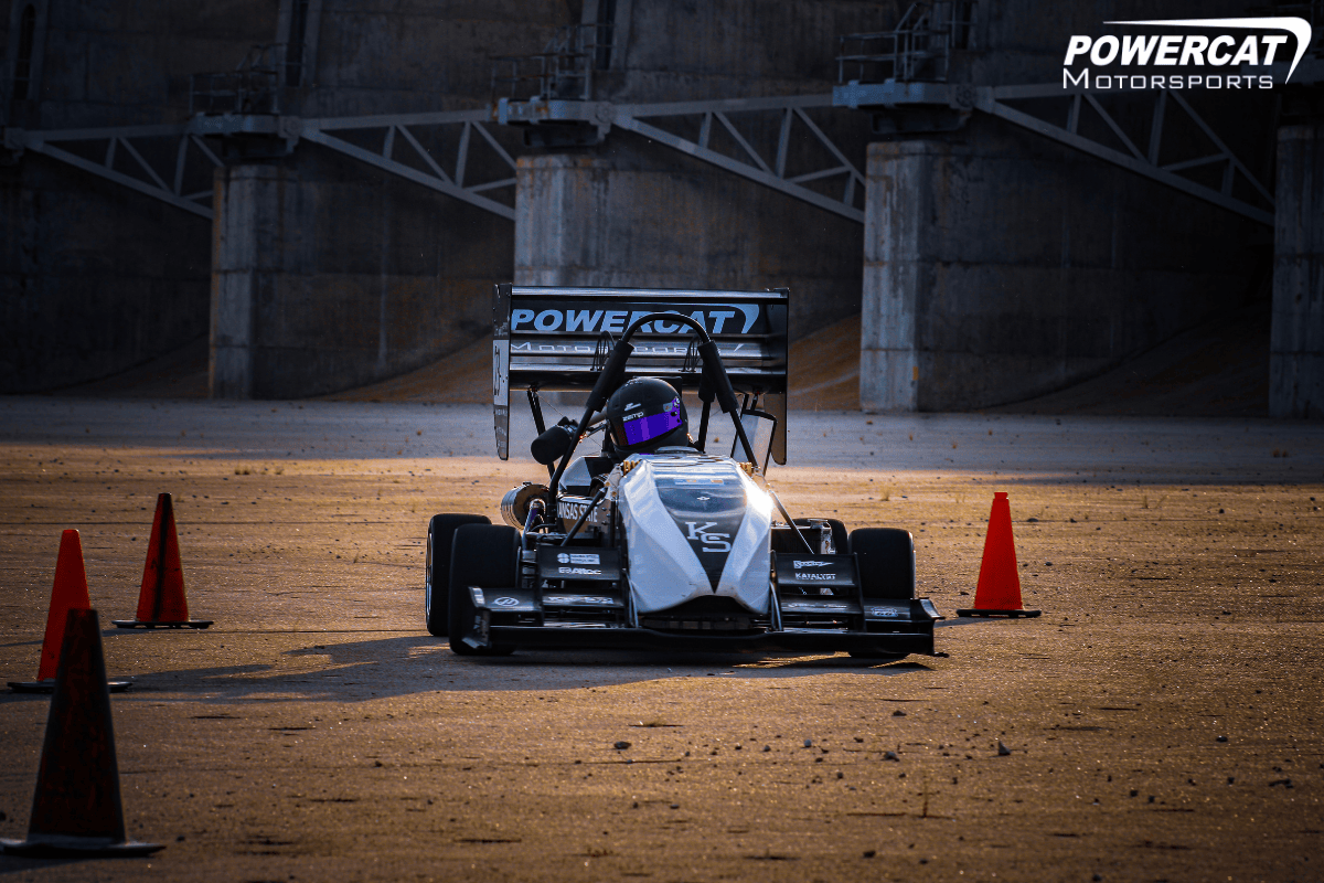 Leopard takes the corner at testing