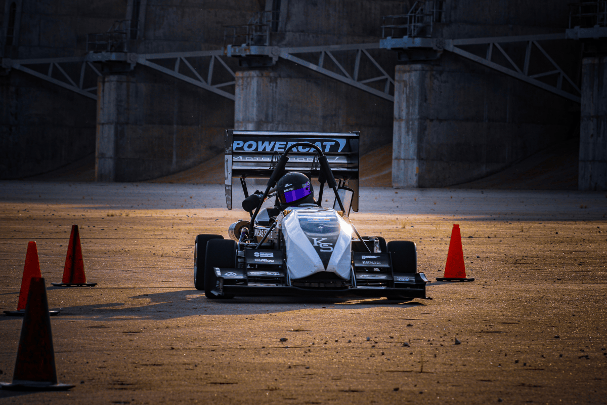 Leopard takes the corner at testing Leopard takes the corner at testing