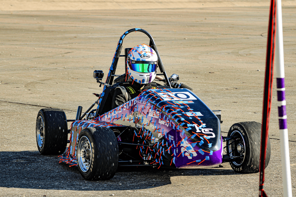 Sphinx testging the aerodynmaics with strings Sphinx testging the aerodynmaics with strings