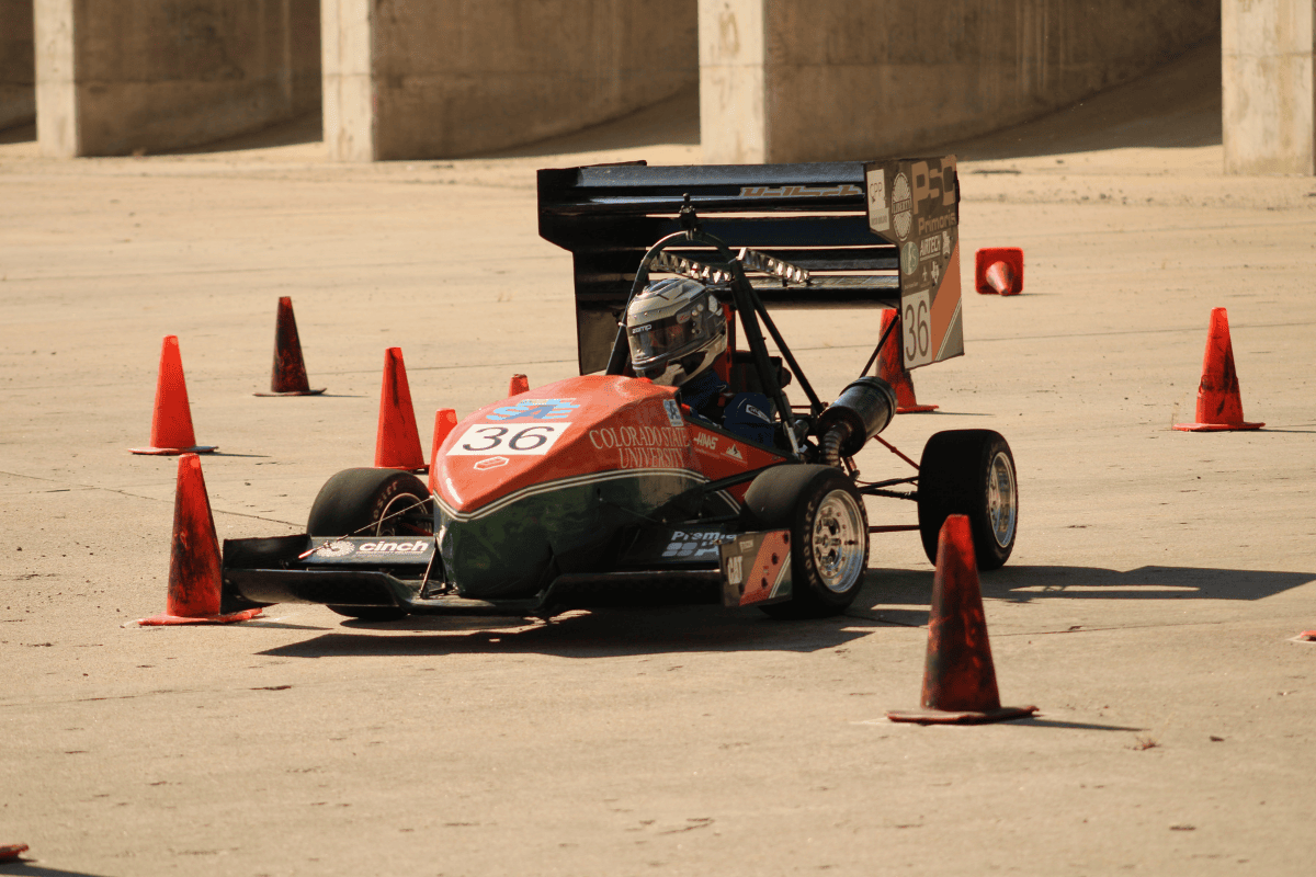Colorado State on the Skidpad