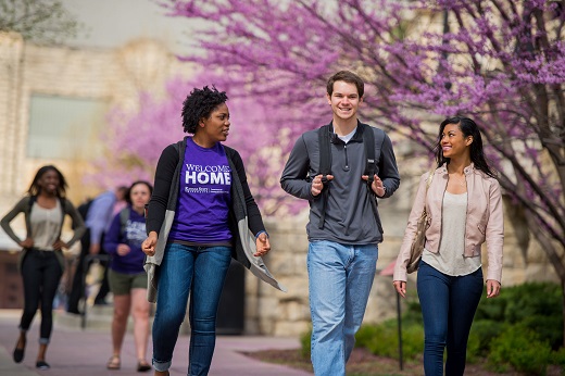 K-State students on campus