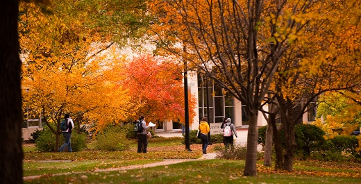 K-State Campus in the Fall