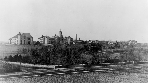 Early Photo of Campus