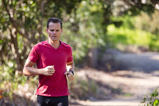 Guy running