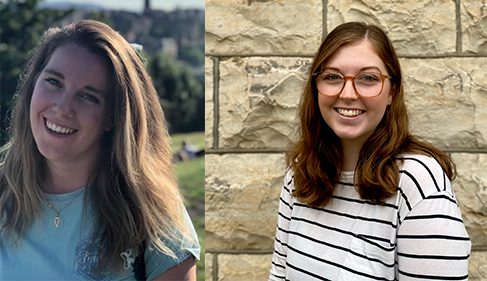 Lauren Fitzpatrick, left, and Emily Block