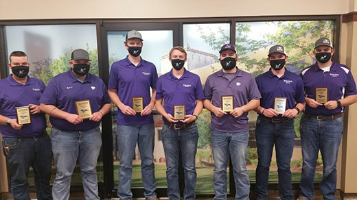 2021 K-State crops judging team