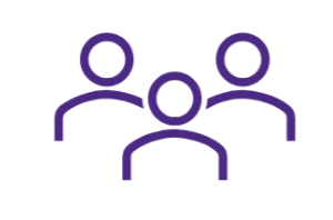 Icon outline of three people