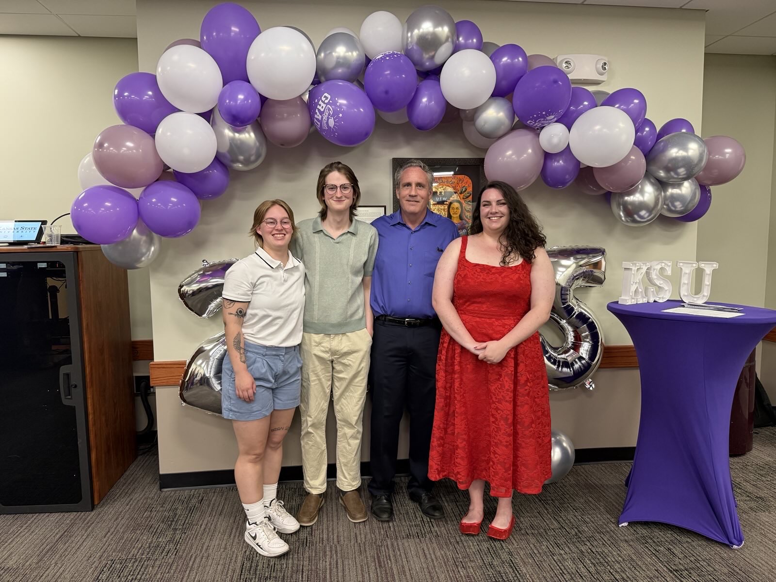 Natalie, Jacob, Dr. Brase, and Nora