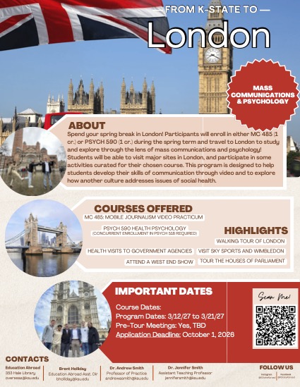 London Education Abroad Flyer