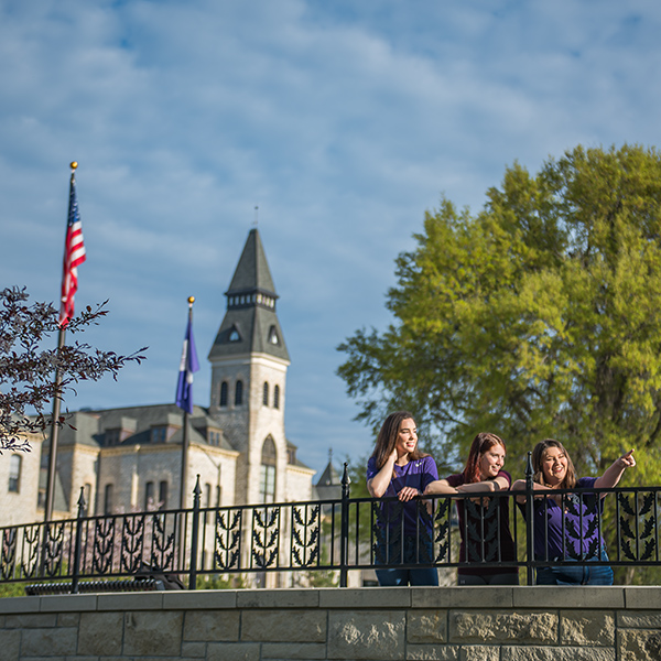 Students on campus