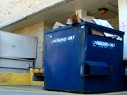 Cardboard Dumpster