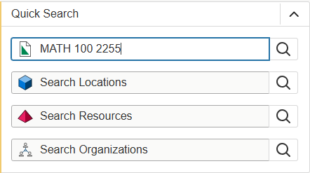 25Live Class Search