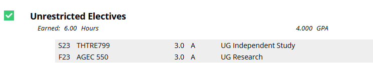 Free Electives