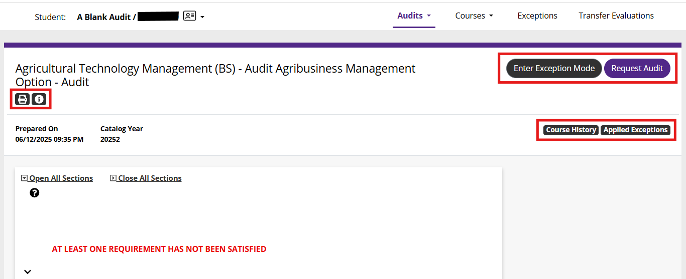 uAchieve What If Audit