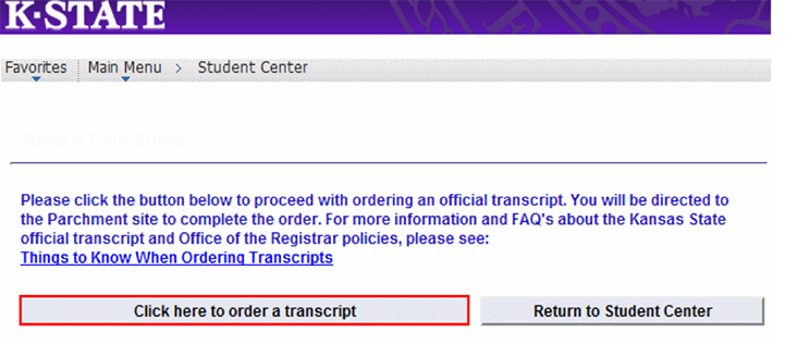 Order a transcript