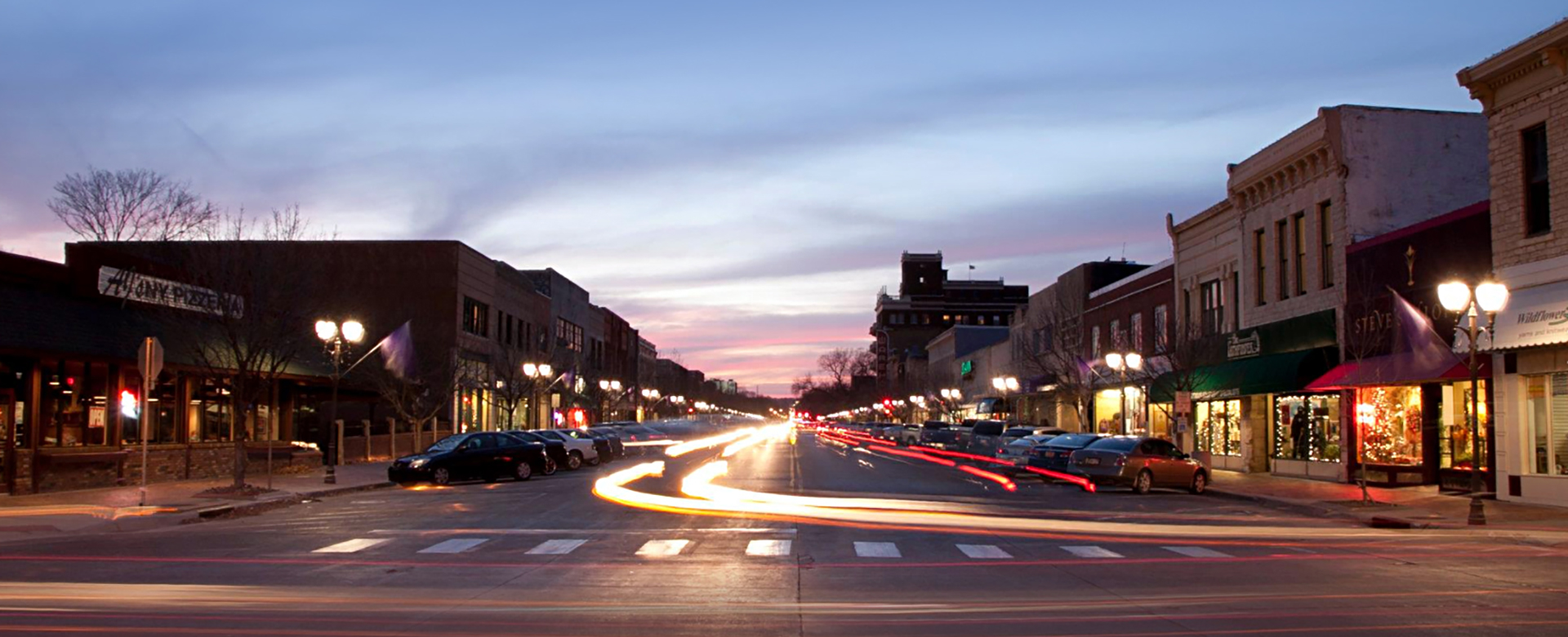Poyntz Avenue in Manhattan, Kansas