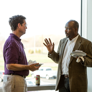 Research showcase reception