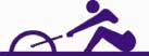 graphic of a rower on an ergometer