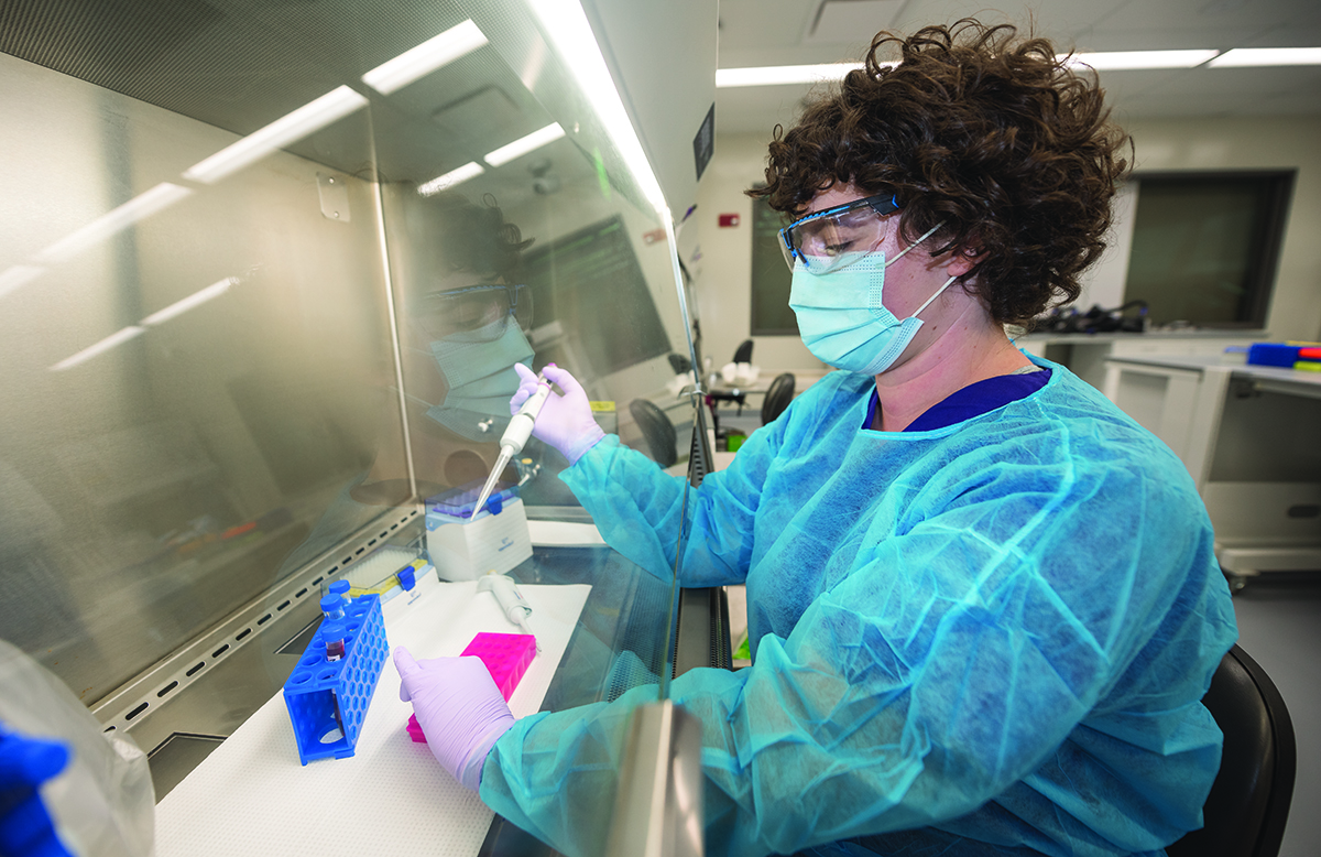 Student training at the Biosecurity Research Institute