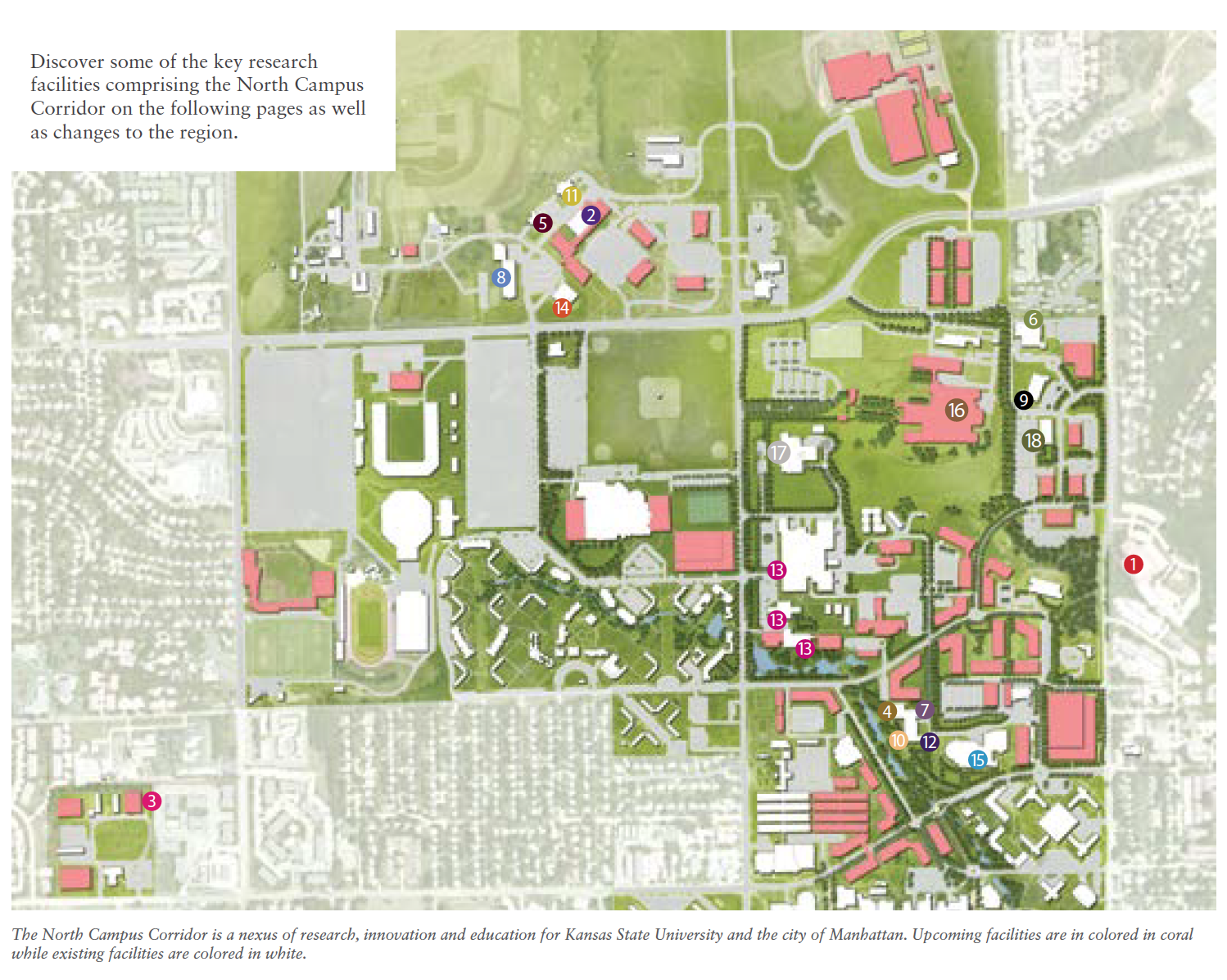 North Campus Corridor Map