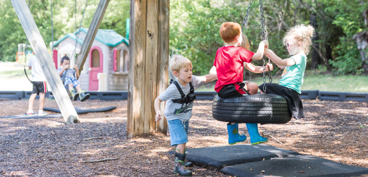 Preschoolers at play