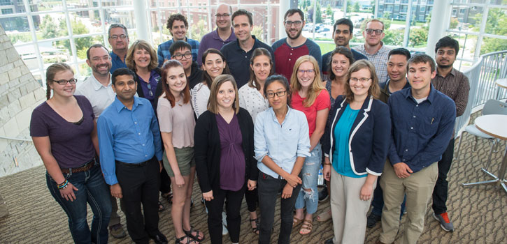 An interdisciplinary team includes researchers and graduate students.