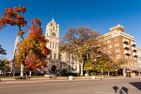 Downtown Manhattan, Kansas. 