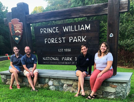 Jessica Fefer at Prince William Forest Park in Virginia. 