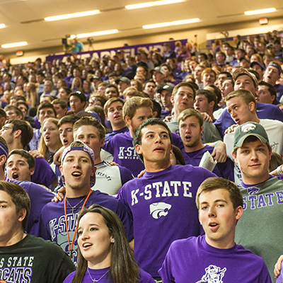 Students at sporting event