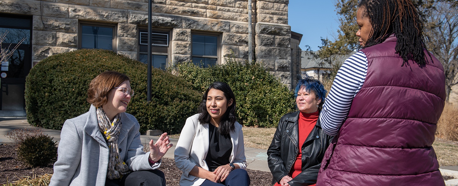 faculty talking